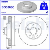 COMLINE ADC1912V - Disco de freno - Comline