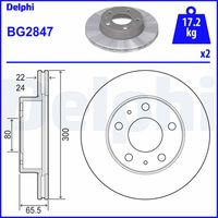 COMLINE ADC1536V - Disco de freno - COATED