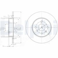 COMLINE ADC1133 - Disco de freno - Comline