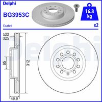 COMLINE ADC2996V - Disco de freno - Comline