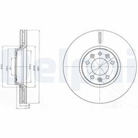 COMLINE ADC2710V - Disco de freno - Comline