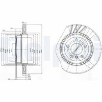 COMLINE ADC1720V - Disco de freno - Comline