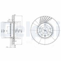 COMLINE ADC1127V - Disco de freno