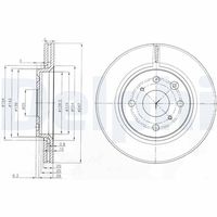 COMLINE ADC1561V - Disco de freno - Comline