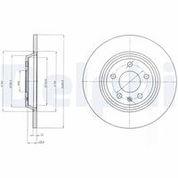 COMLINE ADC2907V - Disco de freno - Comline