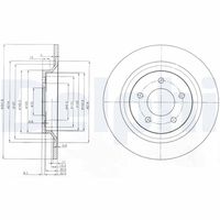 BLUE PRINT ADM54393 - Disco de freno
