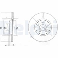 COMLINE ADC1912V - Disco de freno - Comline