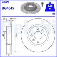 COMLINE ADC2709 - Disco de freno - Comline