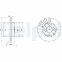 COMLINE ADC0441V - Disco de freno
