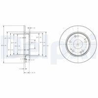 COMLINE ADC0555 - Disco de freno - Comline