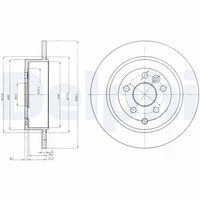 COMLINE ADC1326 - Disco de freno - Comline
