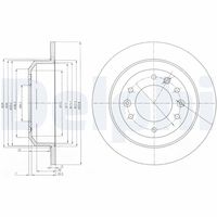 COMLINE ADC1086 - Disco de freno - Comline