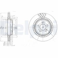 COMLINE ADC4084V - Disco de freno - Comline