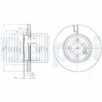 COMLINE ADC1787V - Disco de freno - Comline