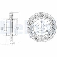 COMLINE ADC2853V - Disco de freno - Comline