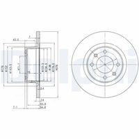 COMLINE ADC1544V - Disco de freno
