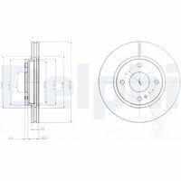 COMLINE ADC1243V - Disco de freno - Comline