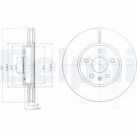 COMLINE ADC1142V - Disco de freno - Comline
