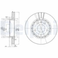 COMLINE ADC1137 - Disco de freno - COATED