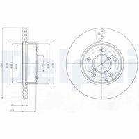 COMLINE ADC1656V - Disco de freno - Comline