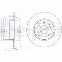 COMLINE ADC1134 - Disco de freno