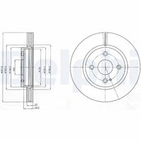 BLUE PRINT ADM543100 - Disco de freno