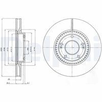 BREMBO 09A5322X - Disco de freno - XTRA LINE - Xtra