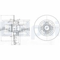 COMLINE ADC3010 - Disco de freno - COATED