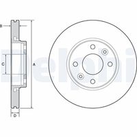 COMLINE ADC2720V - Disco de freno - Comline