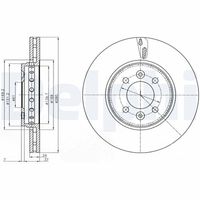 COMLINE ADC1517V - Disco de freno - Comline
