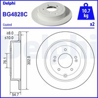 COMLINE ADC2984 - Disco de freno - Comline