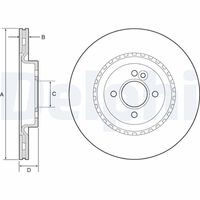 COMLINE ADC1769 - Disco de freno - Comline