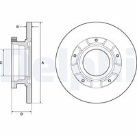 COMLINE ADC1255 - Disco de freno - Comline