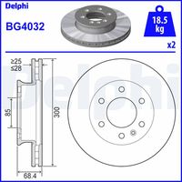 COMLINE ADC1640V - Disco de freno - COATED
