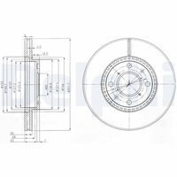 COMLINE ADC0922V - Disco de freno - COATED