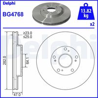 COMLINE ADC0550V - Disco de freno - Comline