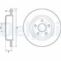 COMLINE ADC2895 - Disco de freno - Comline