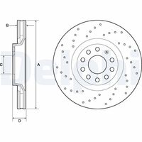COMLINE ADC1485V - Disco de freno