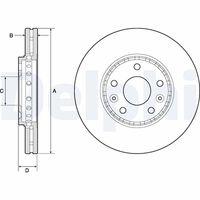 COMLINE ADC1163V - Disco de freno - Comline