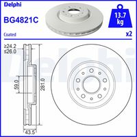 COMLINE ADC2975V - Disco de freno - Comline