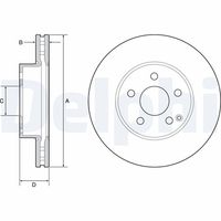 COMLINE ADC2853V - Disco de freno - Comline