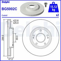COMLINE ADC2964V - Disco de freno - Comline