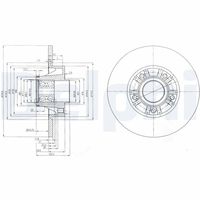 COMLINE ADC1137 - Disco de freno - Comline