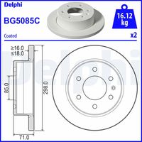 BREMBO 09A89511 - Disco de freno - PRIME LINE - UV Coated