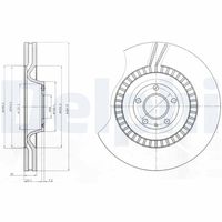 COMLINE ADC1480V - Disco de freno - Comline