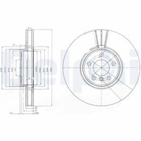 COMLINE ADC1740V - Disco de freno - Comline