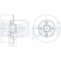 COMLINE ADC3037 - Disco de freno - Comline