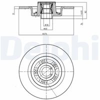 COMLINE ADC1560 - Disco de freno - Comline