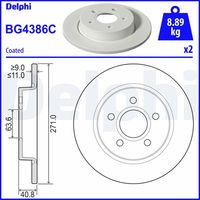 COMLINE ADC1247 - Disco de freno - COATED