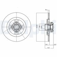 COMLINE ADC1562 - Disco de freno - Comline